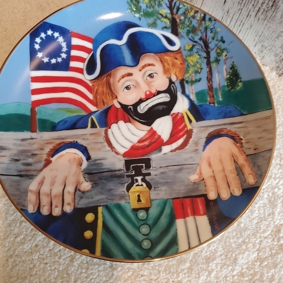 "INDEPENDENCE DAY" VINTAGE COLLECTOR'S PLATE BY RED SKELTON.  1991 - Picture 1 of 4